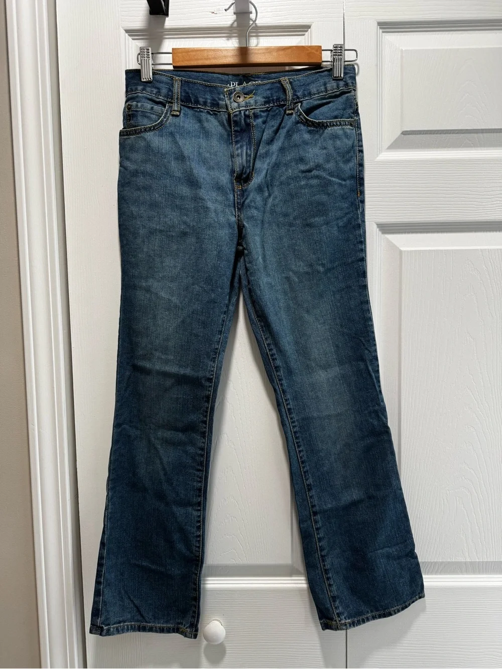 The Children's Place Dark Blue Bootcut Jeans for Kids